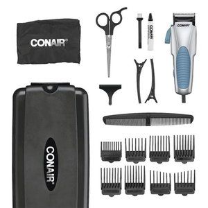 Custom Cut, Hair Clippers for Men, No Slip Grip 18-piece Home Hair Cutting Kit
